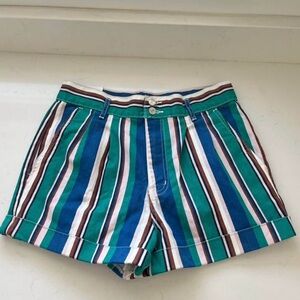 Forever 21 Striped Retro Shorts